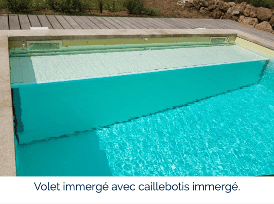 Volet immergé avec caillebotis immergé